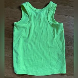 Neon Green Childhoods Clothing Tank Top
